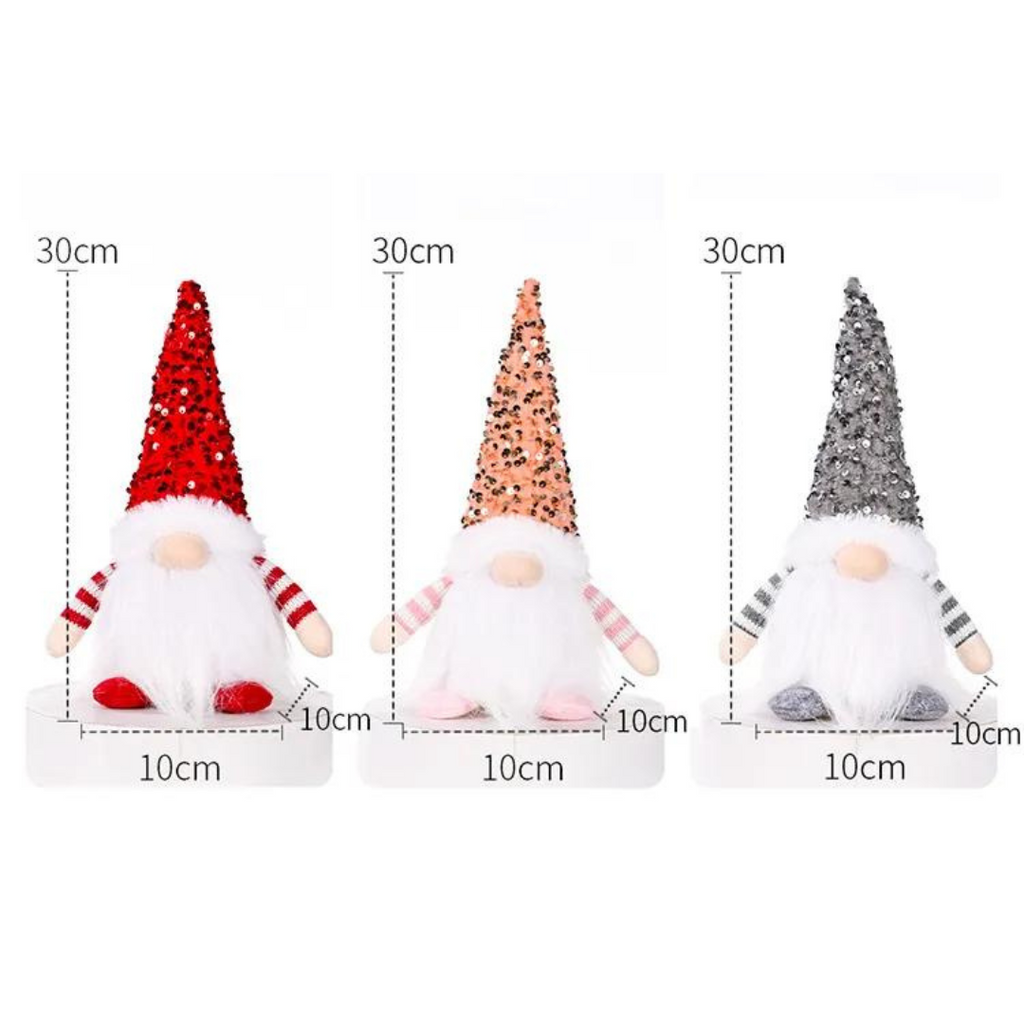 Enfeites Gnomos de Decoração Mesa de Natal