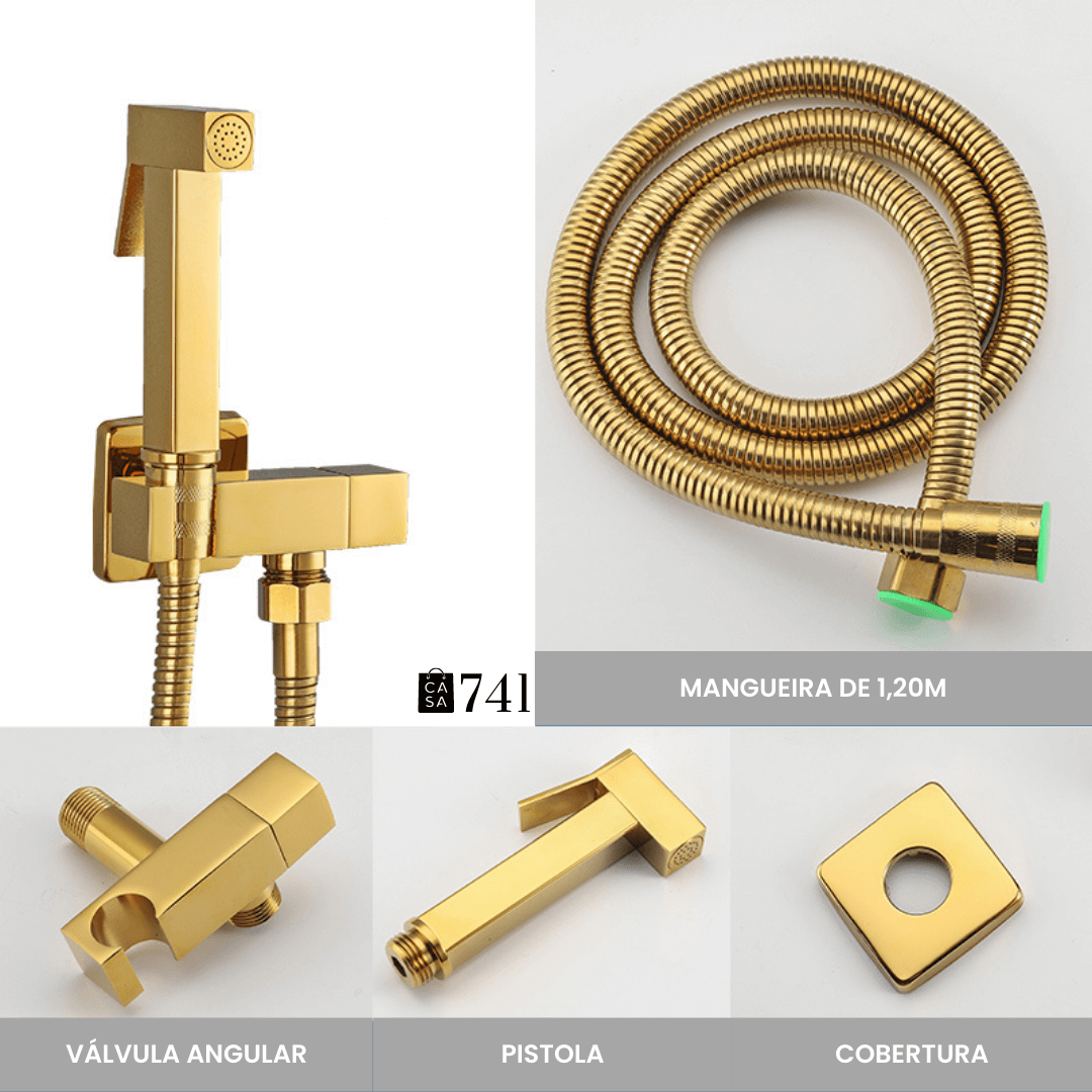 Ducha Higiênica de Luxo para Banheiro e Lavabo