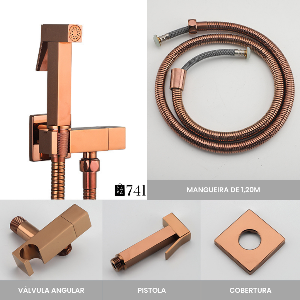 Ducha Higiênica de Luxo para Banheiro e Lavabo