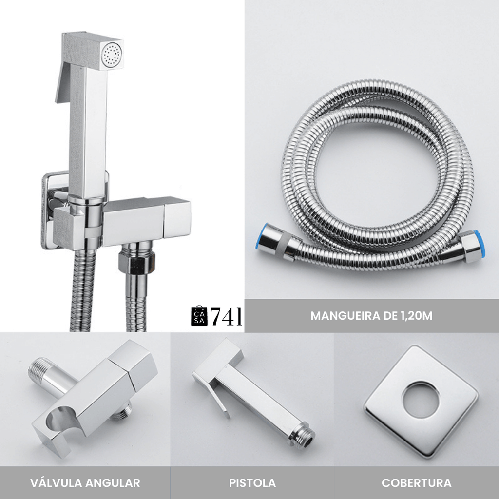 Ducha Higiênica de Luxo para Banheiro e Lavabo