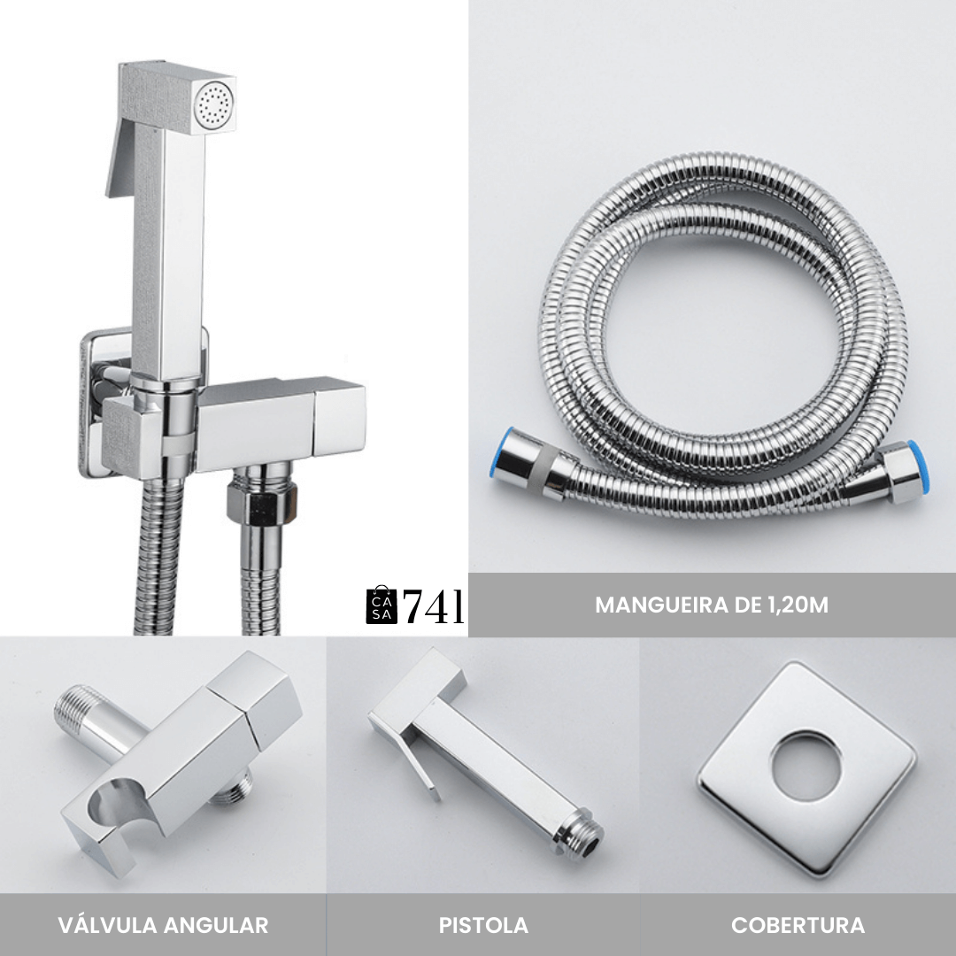 Ducha Higiênica de Luxo para Banheiro e Lavabo