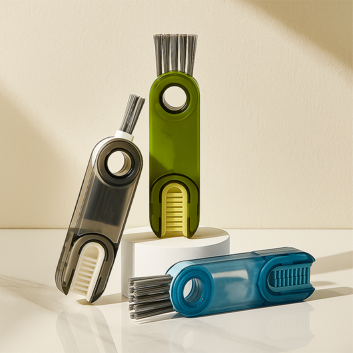 Mini Escova de Limpeza 3 em 1 – Frete Grátis