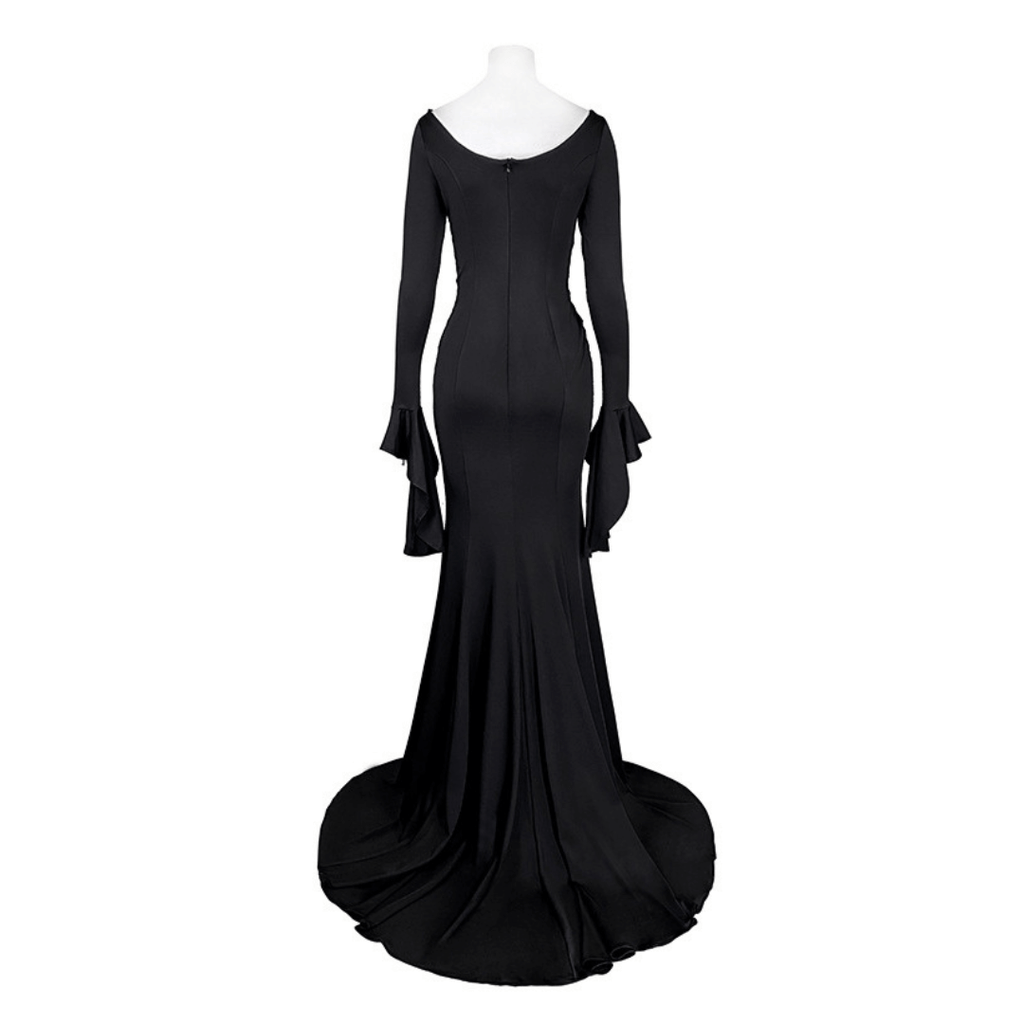 Morticia Addams Fantasia Halloween Família Wandinha