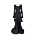 Morticia Addams Fantasia Halloween Família Wandinha