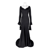 Morticia Addams Fantasia Halloween Família Wandinha
