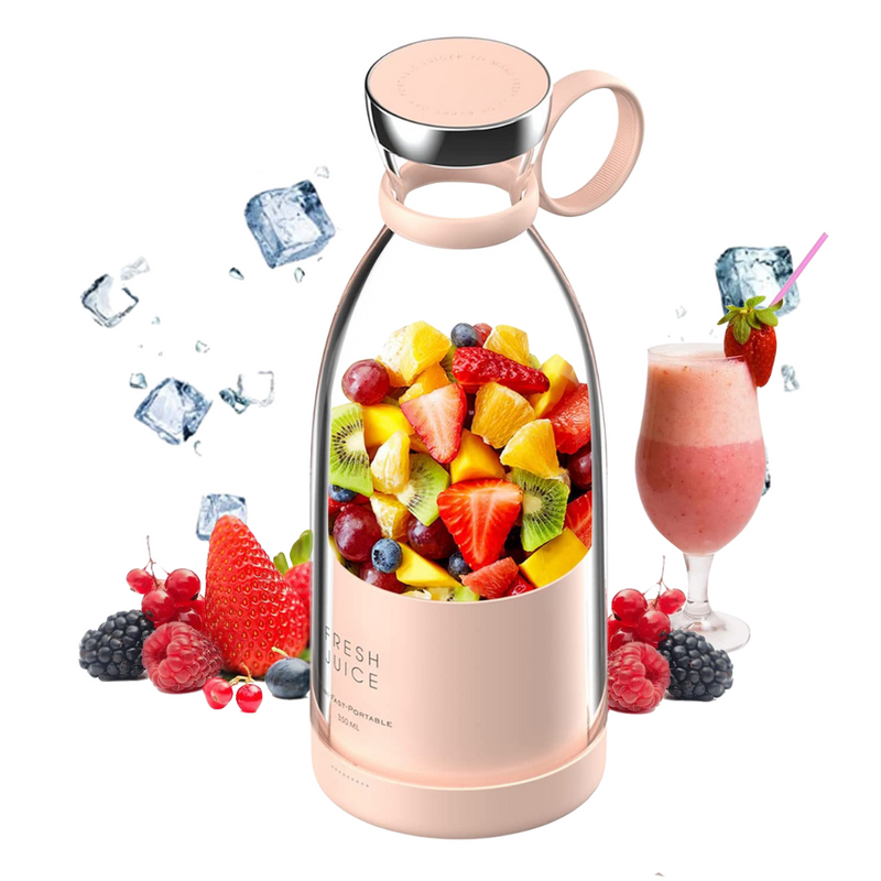 Garrafa Liquidificador Portátil 350ml Sem Fio - Fresh Juice™ Mini