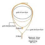 Colar Feminino Três Camadas