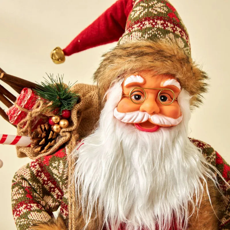 Boneco Papai Noel Enfeites e Decoração de Natal 50 cm