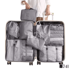 Kit Organizador de Mala para Viagem Happy Travel™ - 7 peças [BRINDE 1 Necessarie]