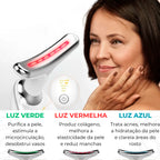 Massageador Facial com Fototerapia Anti-Rugas e Papadas