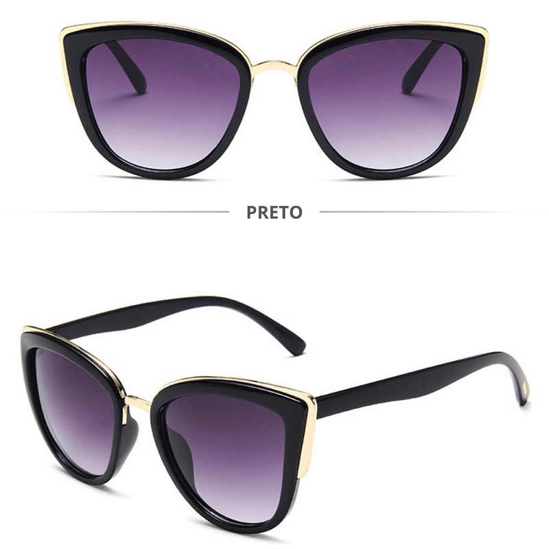 Óculos de Sol Feminino - Elegância Gatinho