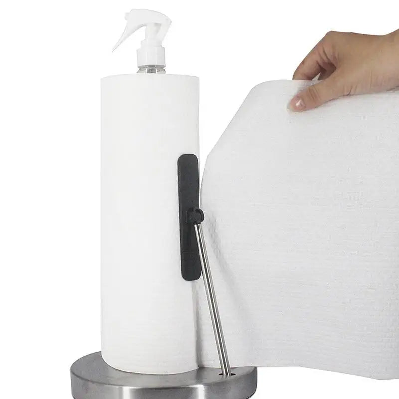 Porta Papel Toalha com Spray - Aço Inoxidável