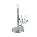 Porta Papel Toalha com Spray - Aço Inoxidável