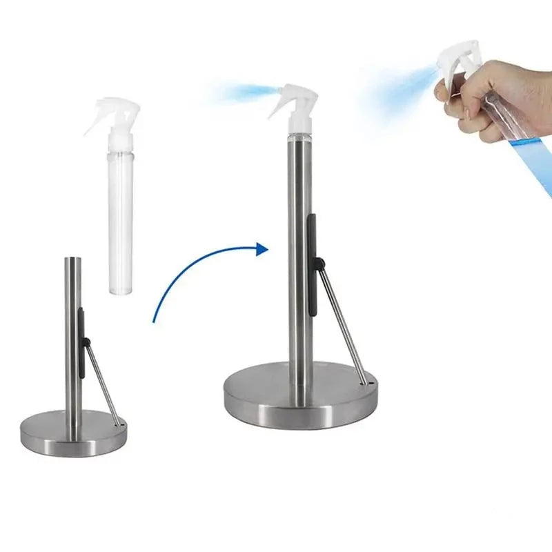 Porta Papel Toalha com Spray - Aço Inoxidável