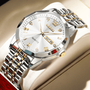 Relógio Masculino OLEVS Elegancy Aço Inoxidável