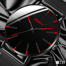 Relógio masculino, relógio de luxo, relógio para homem, presente para namorado, presente para marido, presente para pai, relógio aço inoxidável