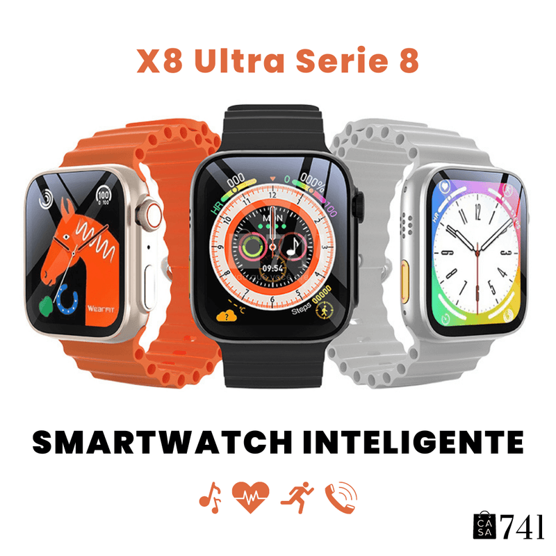 Relógio Esportivo Smartwatch Inteligente X8 Ultra Serie 8 [Último Lançamento 2023]