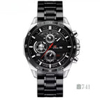 Relógio Masculino Luxo Aço Inoxidável VA Black Edition