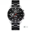 Relógio Masculino Luxo Aço Inoxidável VA Black Edition