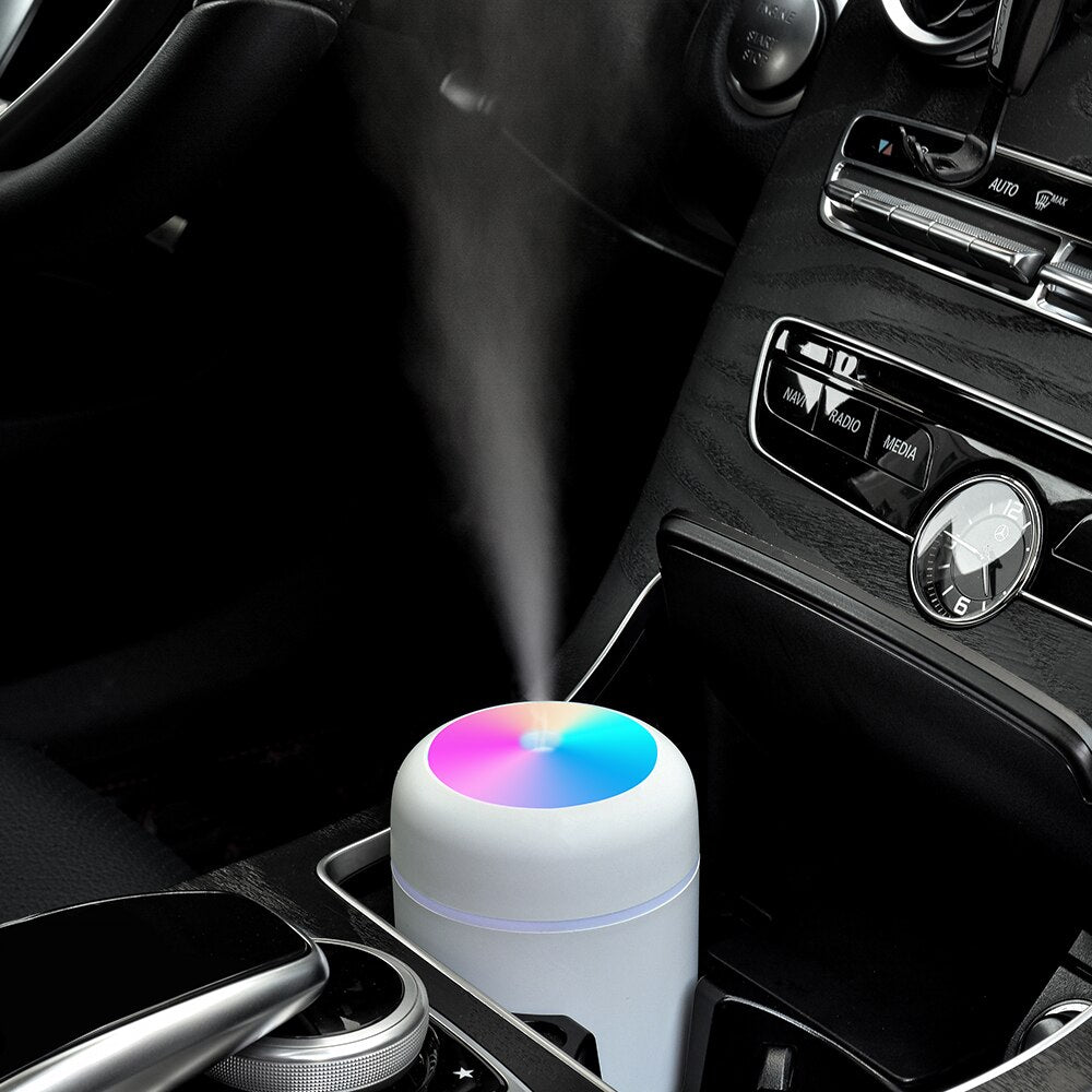 Mini Umidificador, Difusor e Purificador de Ar RGB H2O