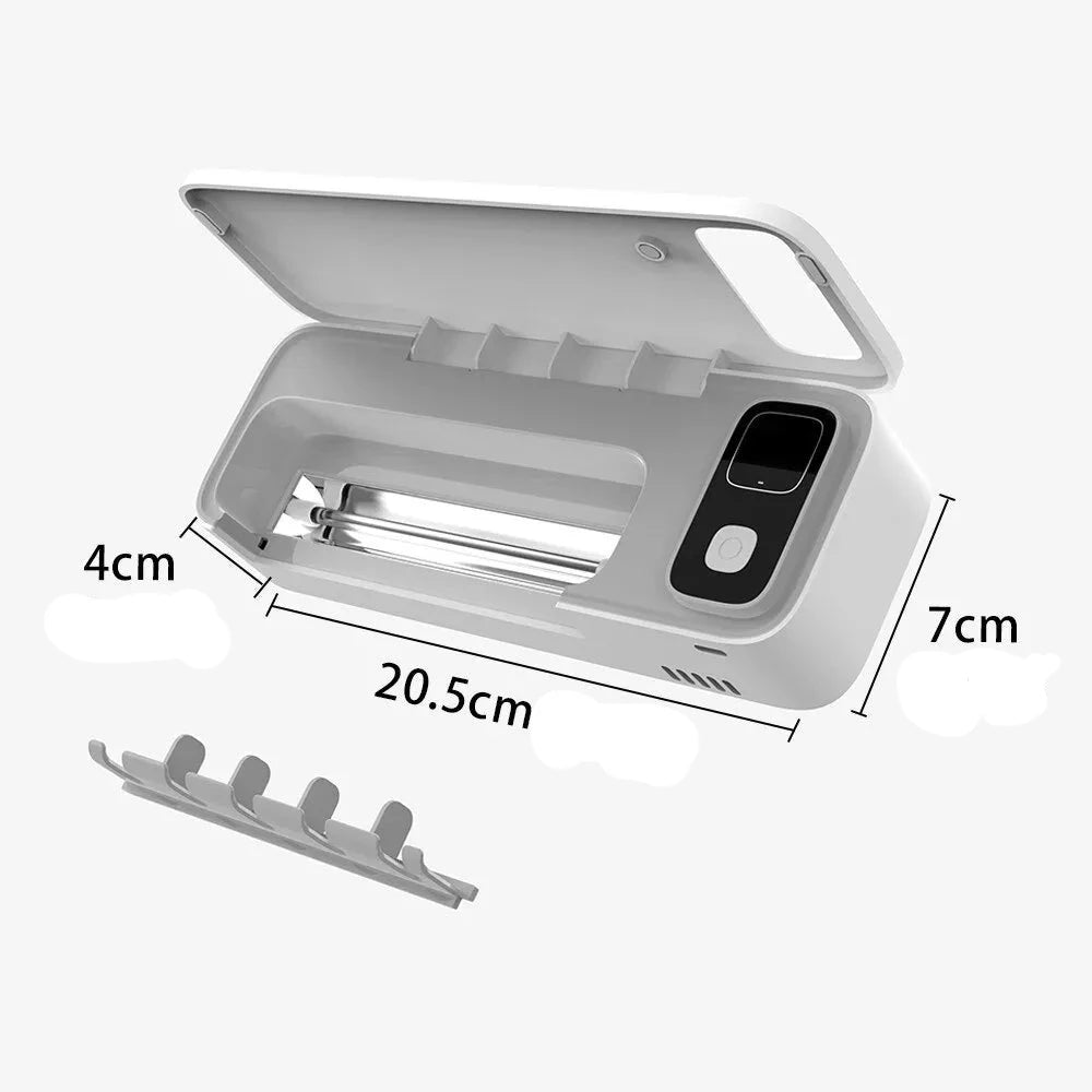 Suporte para Escova de Dente Automático com Esterilizador