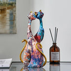 Escultura de Gato Estilo Europeia