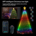 Árvore de Natal Luz Decorativa LED Controlada no Celular