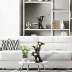 Estátua Decorativa Bulldog Decoração de Sala Cachorro