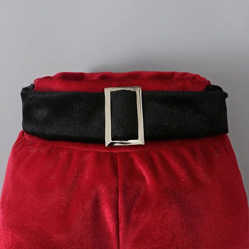 Conjunto Mamãe Noel Infantil Classico Fantasia Natal