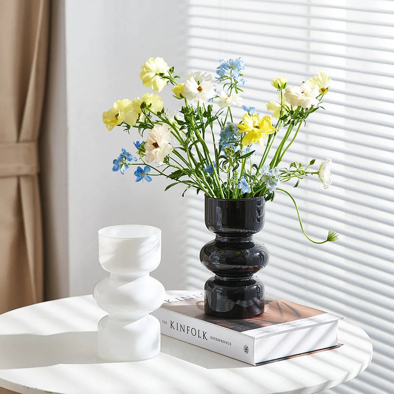 Vaso de Vidro para Flores e Arranjos de Mesa Hidropônico - Vaso de Vidro Nórdico