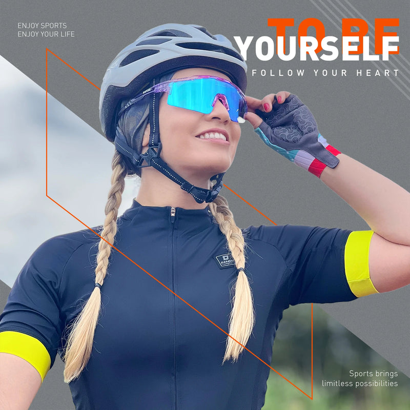 Óculos de Ciclismo Esportivos Lentes Polarizados KAPVOE [Brinde Exclusivo]