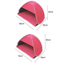 Tenda de Praia com Proteção Solar