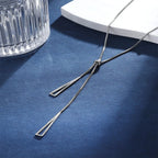 Colar Feminino Lariat com Pingente