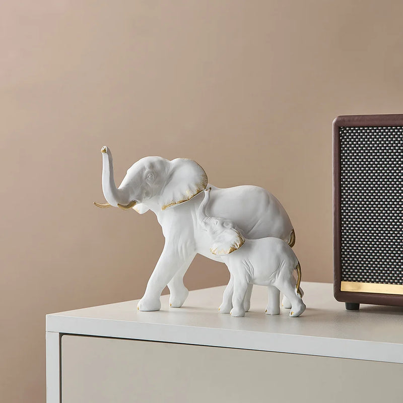 Estatueta Elefante Decorativo Produzido de Resina