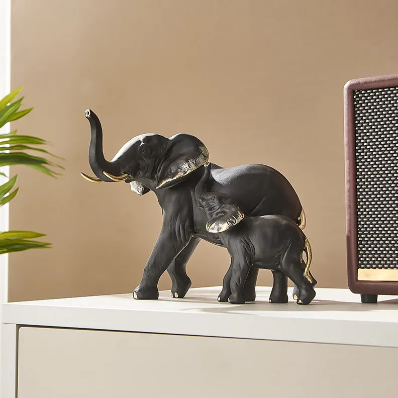 Estatueta Elefante Decorativo Produzido de Resina