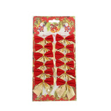 Kit 12 Laços Decoração Árvore de Natal Ornamental