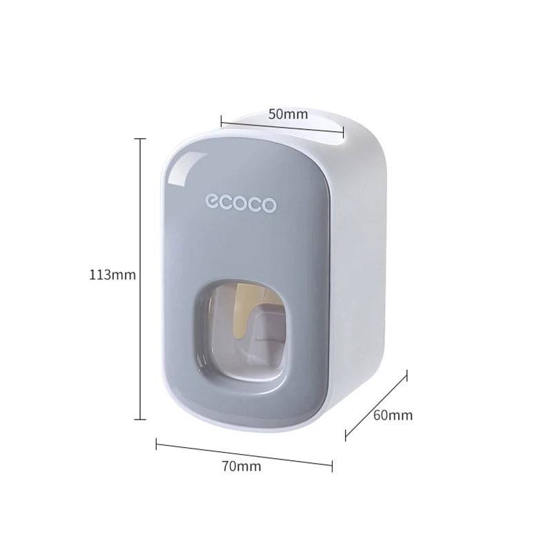 Dispenser de Creme Dental Suporte Pasta de Dente Prático Econômico