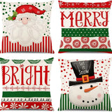 Conjunto de Capa Para Almofadas de Natal