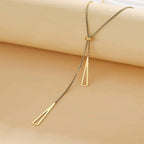 Colar Feminino Lariat com Pingente