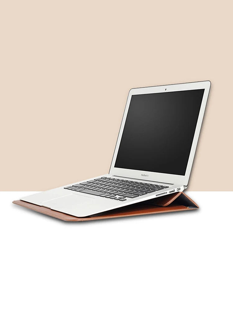 Capa para MacBook em Couro PU Liso