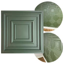Boiserie 3D PVC Luxe Verde 50cm x 50cm Revestimento Parede