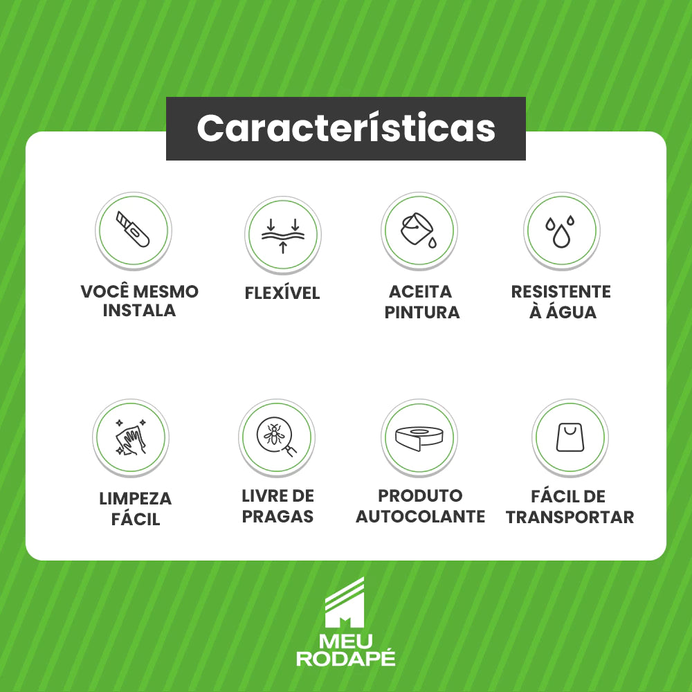 Boiserie Eva Flexível Autocolante