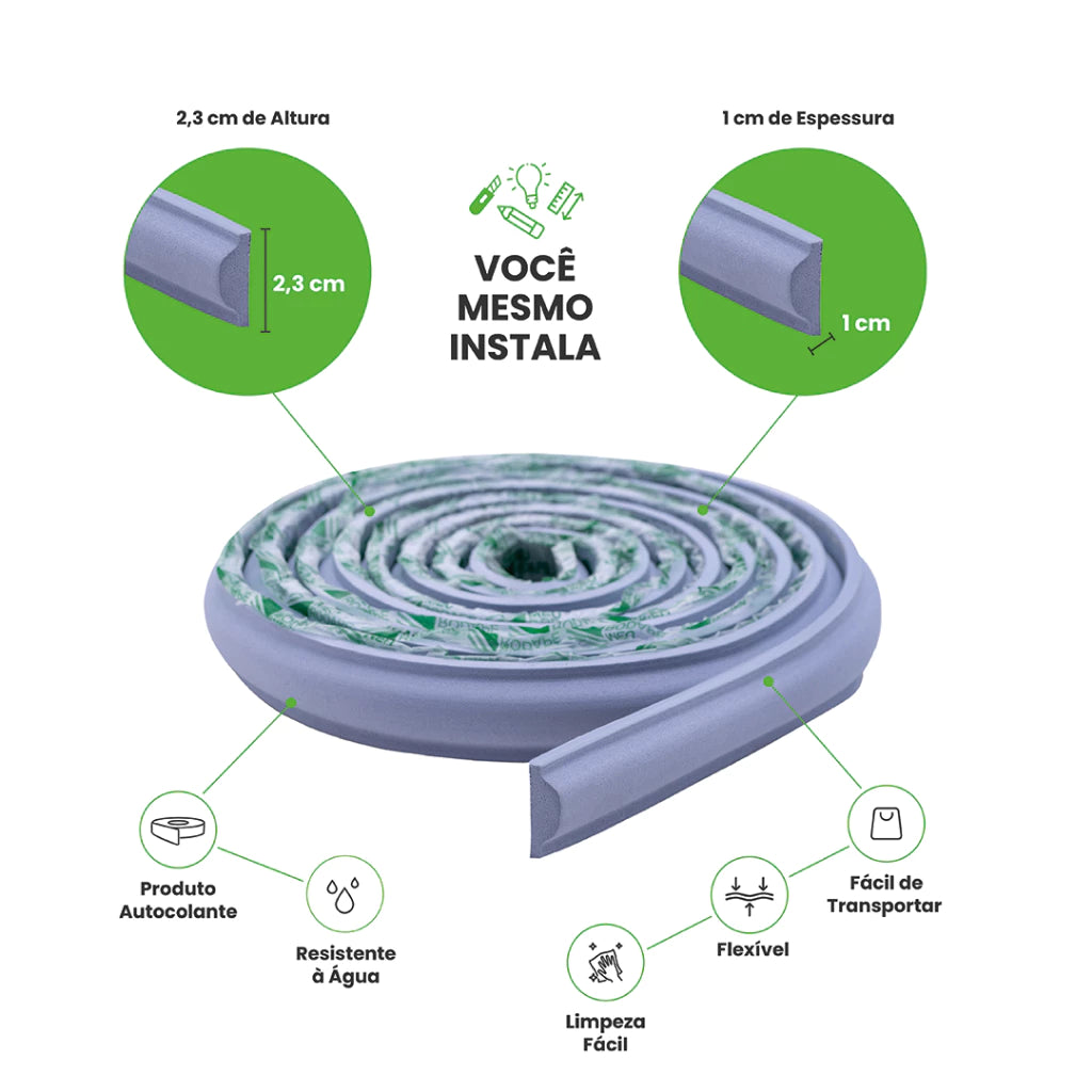 Boiserie Eva Flexível Autocolante