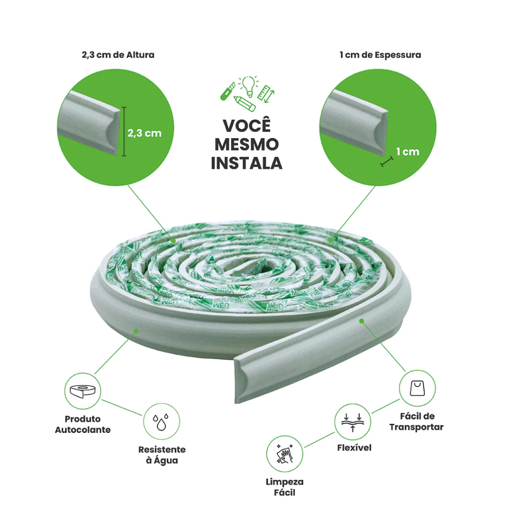 Boiserie Eva Flexível Autocolante