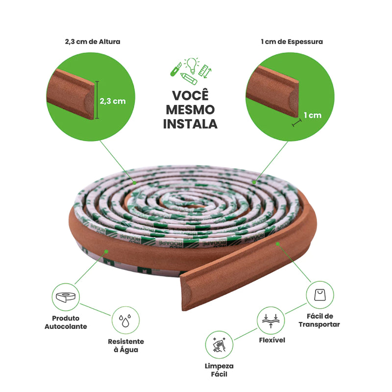 Boiserie Eva Flexível Autocolante