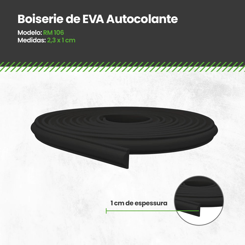 Boiserie Eva Flexível Autocolante