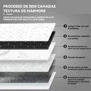 Kit Placa Adesiva 3D Mármore de Parede Relevo Lavável