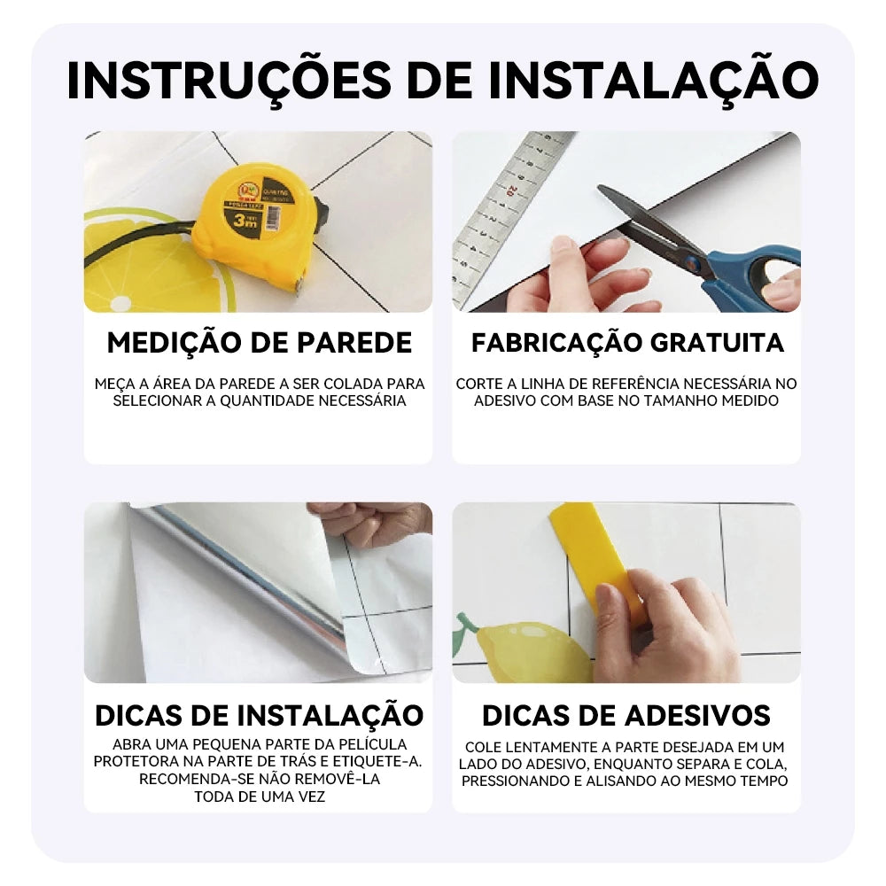 Kit Placa Adesiva 3D Mármore de Parede Relevo Lavável