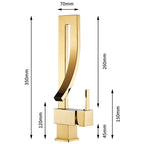 Torneira Banheiro Luxo Monocomando Quente E Fria
