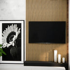 Kit Revestimentos Ripados Placa Painel Decorativo MDF